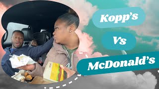 Trying Kopp’s Flavor of The Day amp Mcdonald’s 🍔 [upl. by Rowen857]