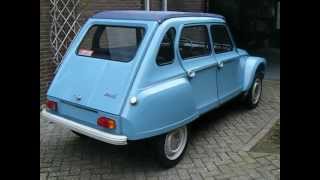 Citroen Dyane 1973 Blue Camargue Restauration almost finished [upl. by Cuttler]