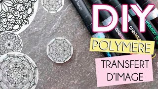 Technique  Comment appliquer un transfert dimage sur de la pâte polymère [upl. by Assirt]