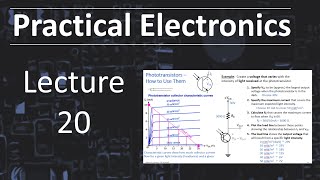 Practical Electronics  Lecture 20 Fall 2023 [upl. by Richlad4]