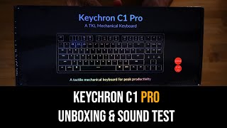 Keychron C1 PRO Review amp Sound Test [upl. by Kiona227]