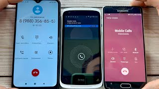 Xiaomi 8 Pro vs HTS 526G Desire vs Samsung A5 Incoming and Outgoing Madness Calls [upl. by Aysahc]