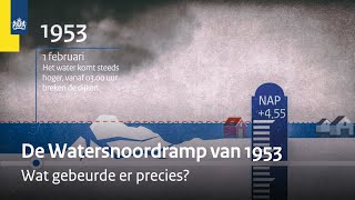 De Watersnoodramp van 1953 wat gebeurde er precies  Animatie [upl. by Sneed]