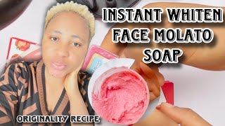 How to get Instant whitening using this Molato Face Soap  WhiteningFlawlessglowing Amazing Result [upl. by Cirri105]