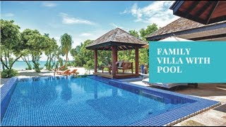 Family Villa with Pool Room Tour  Hideaway Beach Resort amp Spa [upl. by Akeimahs]