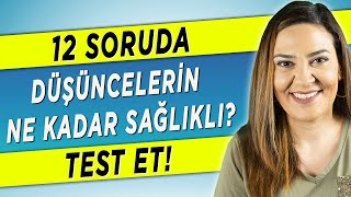 BİLİŞSEL ÇARPITMALAR  DÜŞÜNCE HATALARI TESTİ [upl. by Aisatsana]