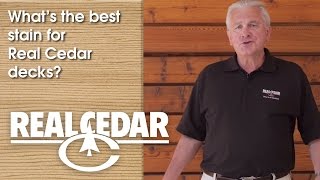 FAQ  Whats The Best Stain For Real Cedar Decks  Realcedarcom [upl. by Shult579]