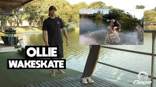 Como mandar Ollie no WakeSkate  Dicas Naga Cable Park [upl. by Tripp]