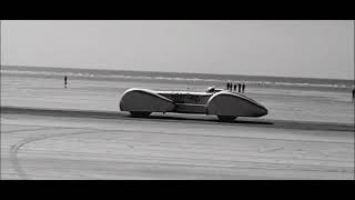 Streamliner C16 at VHRA Hot Rod Races Pendine Sands 2022  Liam Bates [upl. by Chon]