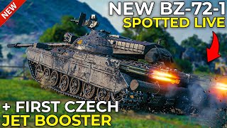 NEW BZ721 SPOTTED🔴First Ever Czech Jet Booster Heavy  World of Tanks [upl. by Sucam]