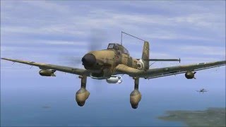 IL2 Sturmovik 1946  Historically accurate Stuka siren sound [upl. by Aynatal]