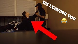 IM LEAVING YOU PRANK ON GIRLFRIEND [upl. by Stromberg485]