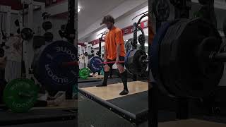 445×4 beltless deadlift [upl. by Tamiko]