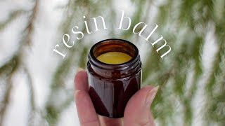 Making a natural healing balm from the nordic forest🌲 [upl. by Asilahs]