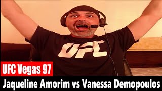 UFC Vegas 97 Jaqueline Amorim vs Vanessa Demopoulos REACTION [upl. by Seagraves]