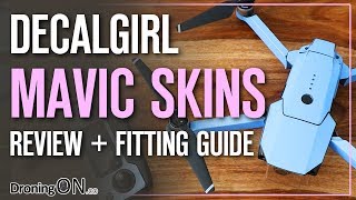 DroningON  DJI Mavic Pro DecalGirl Skins  Review amp Guide [upl. by Teodoor]