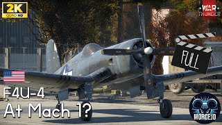 Breaking the sound barrier with a F4U4 plane warthunder speedtest mach1 [upl. by Notnek456]