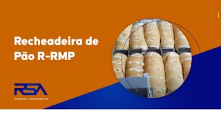 Maquina para Rechear Pão de Alho Recheadeira de Pão RRMP [upl. by Francoise]