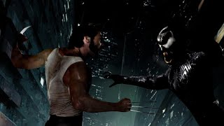 Topher Grace Venom vs Hugh Jackman Wolverine  Fanmade battle [upl. by Schultz]