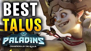 THE SECRET OP TALUS BUILD  Paladins Gameplay [upl. by Garibull945]