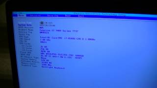 Dell Inspiron 7737 notebook BIOS vA05  ITFroccshu [upl. by Lindsy]