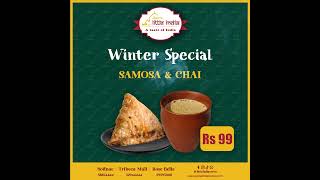 Tea and Samosa Special Promo available only  99 jainslittleindia indianfood teasamosa combo [upl. by Mulac]