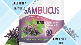 elderberry capsules  sambucus elderberry capsules with zinc amp vitamin c [upl. by Meridith]