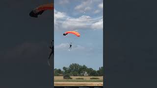 Last Parachuter landing 080824 [upl. by Aryhs]