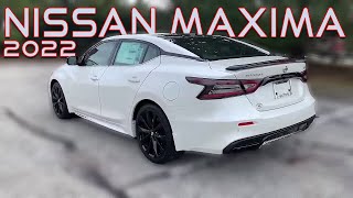 NEW 2022 Nissan Maxima SR Luxury Sedan Exterior and Interior Details [upl. by Barnum]