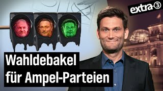 AmpelSchlappe bei Wahlen in Bayern und Hessen  extra 3 vom 12102023  NDR [upl. by Sidonie]