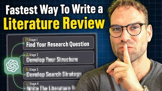 How To Automate Your Literature Review ETHICALLY Using ChatGPT Prof David Stuckler [upl. by Tuorah198]