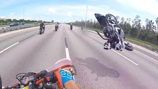 Hectic Motorcycle Crashes amp Crazy Moto Moments 2018 Ep 147 [upl. by Amzaj951]