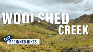 EASY New Zealand Multi Day Hike from Christchurch  Woolshed Creek Hut via Miners Track Mt Somers [upl. by Kliment]