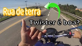 TWISTER É BOA NA RUA DE TERRA QUAIS S PRÓS E CONTRAS DA CB TWISTER NA LAMATERRA [upl. by Adnilim]