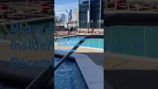 Drury Hotel downtown Nashville pool in December [upl. by Meriel193]