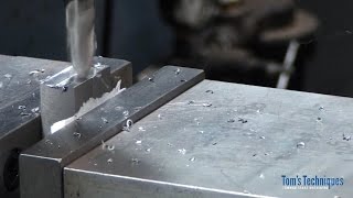 Clamp Knurling Tool Knurl Holder Part 1 Squaring the Stock [upl. by Blankenship]