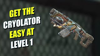 FALLOUT 4  How to get the CRYOLATOR at LEVEL 1 [upl. by Florida]