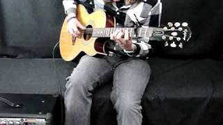 Epiphone PR5E Acoustic Electric Guitar CutawayGravity Music GearDemo Video [upl. by Levenson]