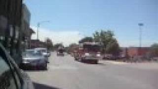 Emergency Mason City Iowa Fire trucks enroute [upl. by Hunger337]