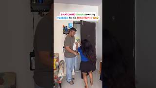 Snatching FOOD 🍔For Husband’s 😳REACTION 😂🤣😂 YtShorts shorts [upl. by Ethelbert]