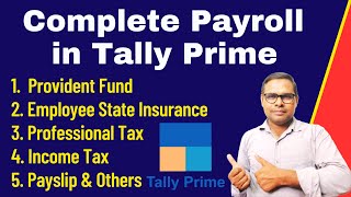 Payroll in Tally Prime  Salary in Tally Prime  Payroll Processing in Tally Prime [upl. by Niatsirt]