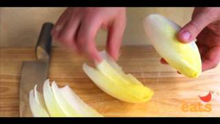 Knife Skills How To Prepare An Endive [upl. by Norrek246]