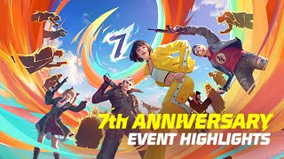 Tutorial 7th Anniversary  Event Highlights  Free Fire [upl. by Llehsim]