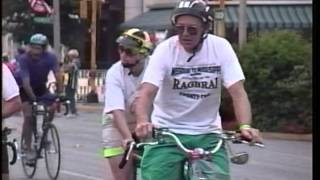 RAGBRAI in Marshalltown 1994 [upl. by Llertnahs]