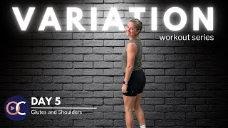 Glutes and Shoulders Home Workout︱Day 5  VARIATION Series [upl. by Red]