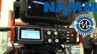 NAMM 2016  Tascam DR701D Recorder [upl. by Ajnat]