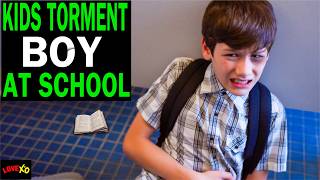 Kids TORMENT BOY At SCHOOL They Live To Regret It  LOVE XO [upl. by Etnad]