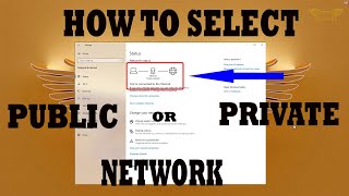 How to Change Network From Public To Private In Windows 10 Version 1903 [upl. by Ylrebmek]