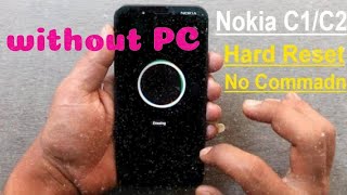 Nokia C2 hard reset without PC [upl. by Luben704]