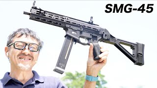 UMP45進化系 LWRCI SMG45 AEG Double Eagle 電子トリガー 電動ガン レビュー 2022617 [upl. by Eninnaj]